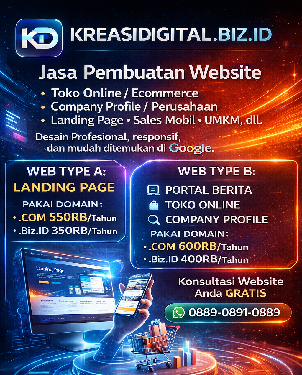 Jasa Website Kreasi Digital New